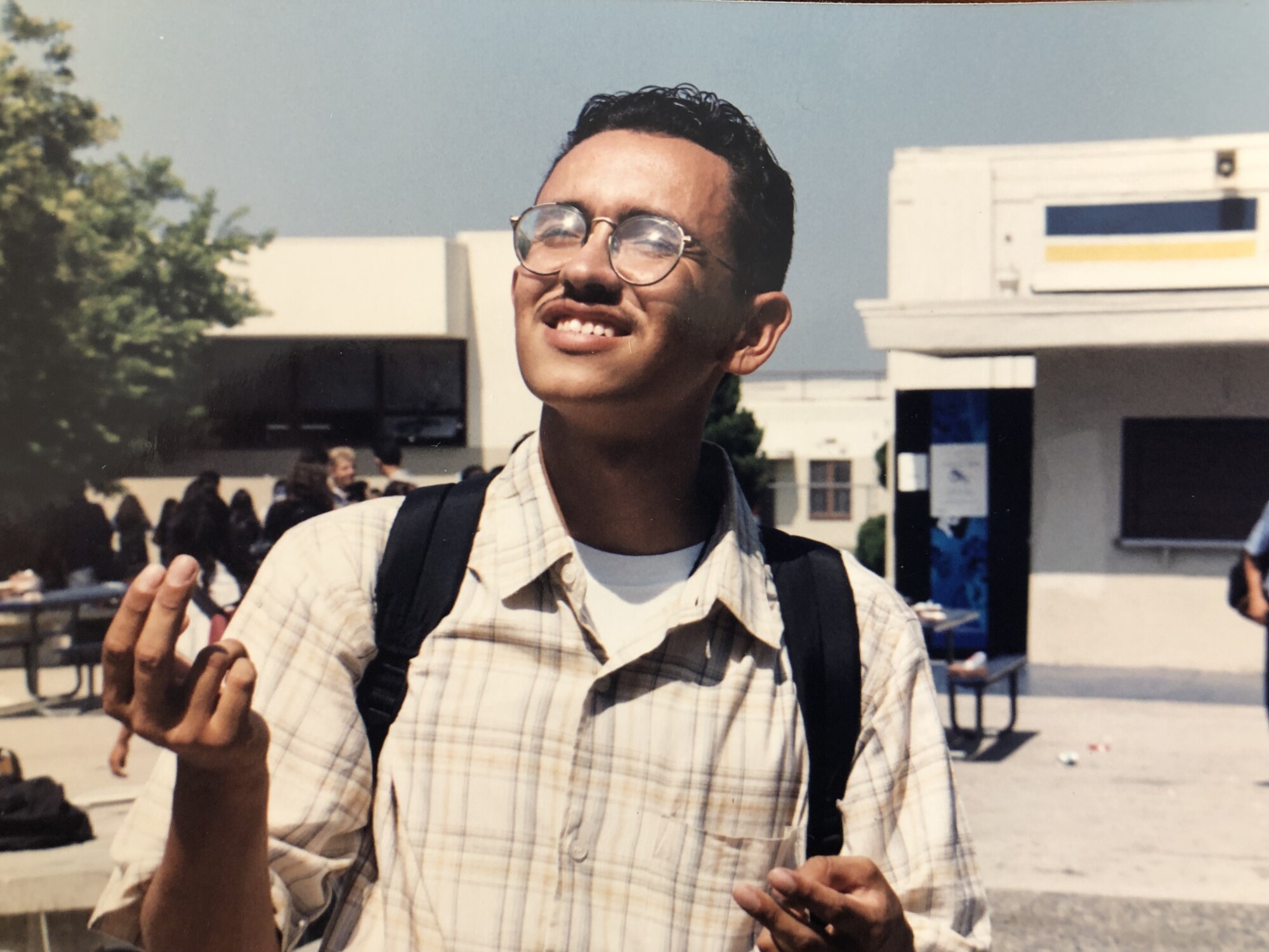 Gustavo Arellano as a student at Anaheim High School.
