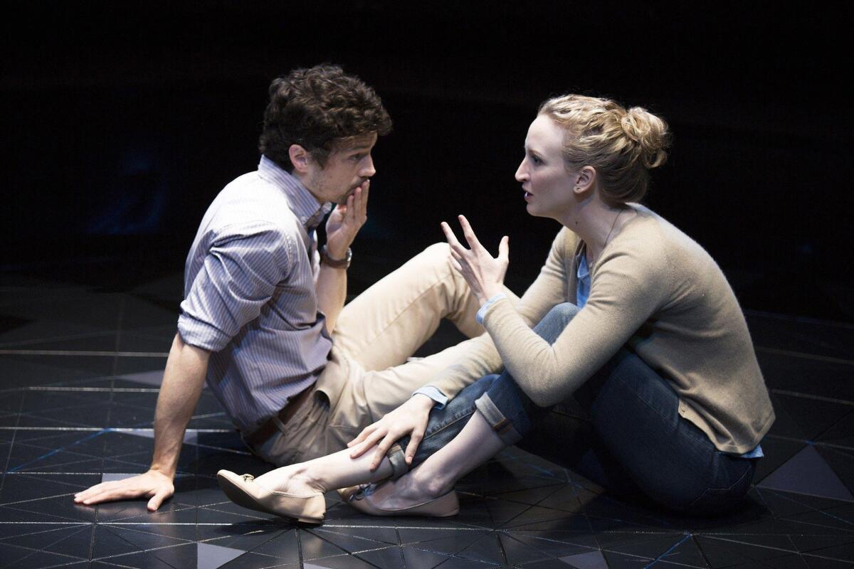 Christian Coulson and Victoria Frings in “Constellations.” Jim Cox