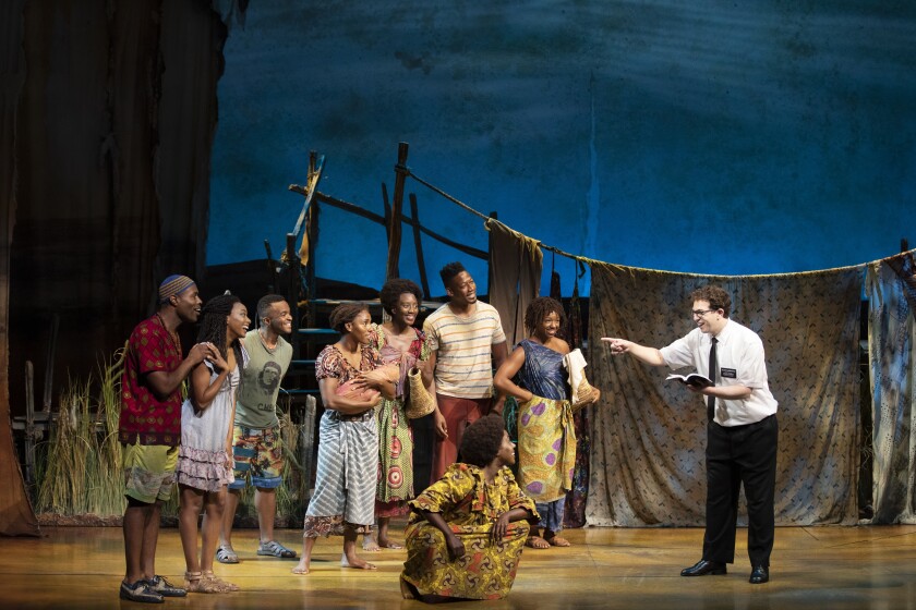 'Book of Mormon' Los Angeles cast brings its missionary zeal Los