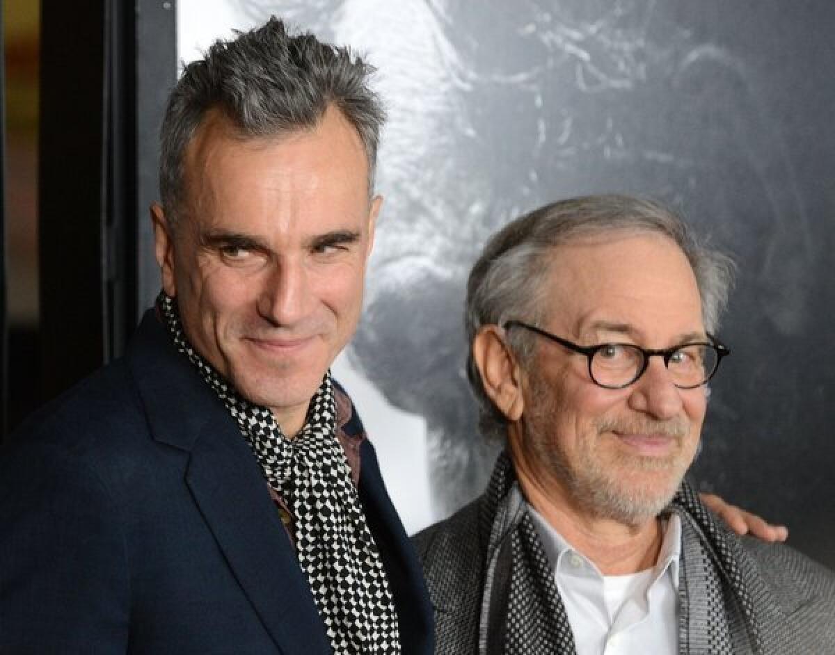 Daniel Day-Lewis and Steven Spielberg have something to smile about.