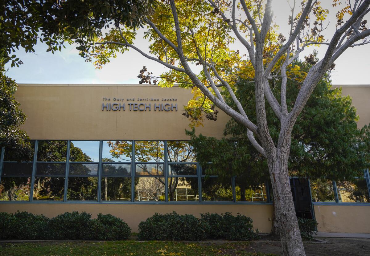 The High Tech High charter school network includes High Tech Elementary in Point Loma.