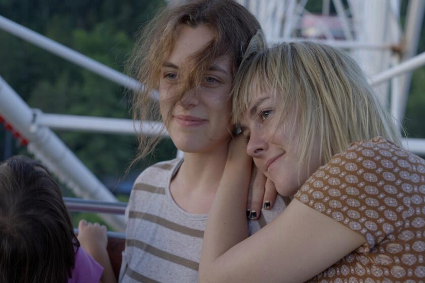 Jena Malone, as Mindy and Riley Keough, as Sarah in "Lovesong." Credit: Sundance Institute