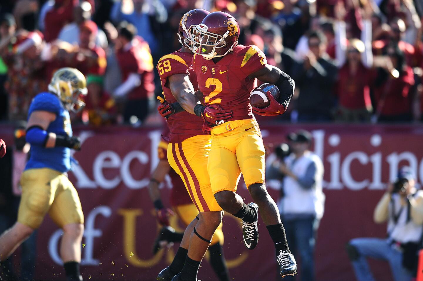 USC's Adoree' Jackson never forgets the 618 area code