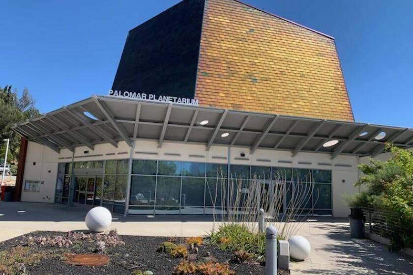 The Palomar College Planetarium has reopened after being closed for to years. It has two shows scheduled Fridays.