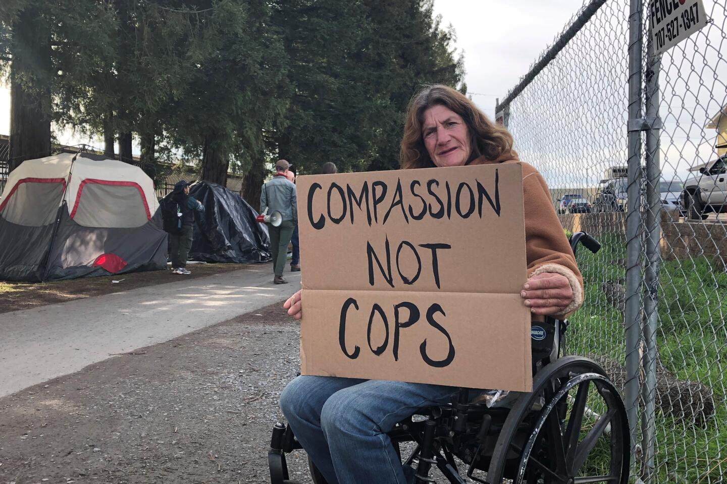 Joe Rodata homeless encampment, Sonoma County