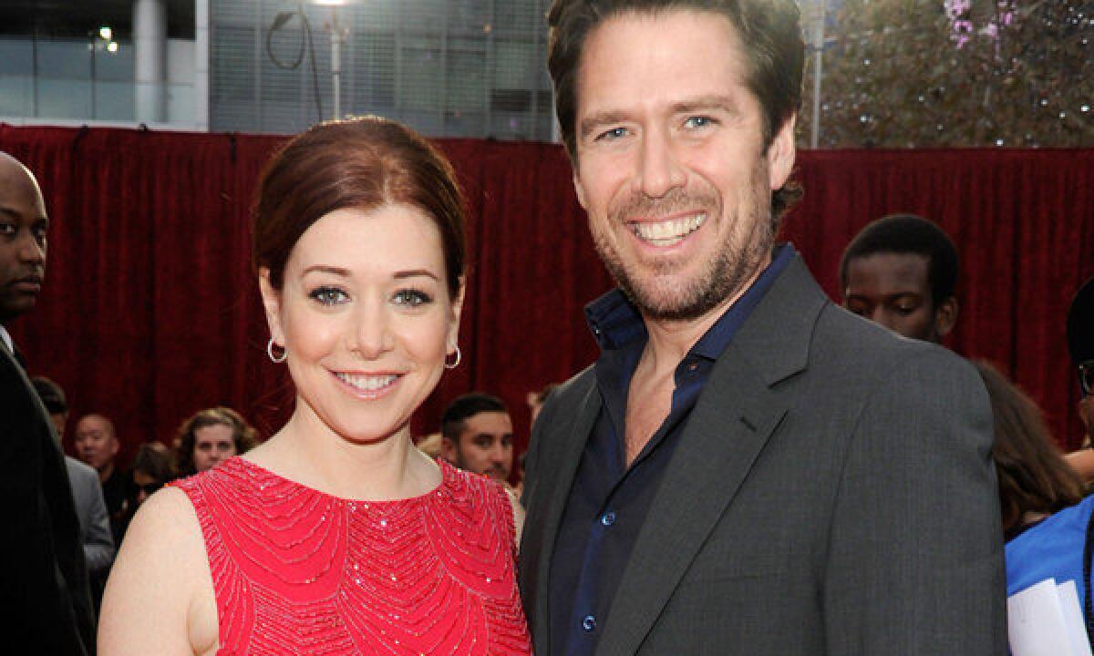 Alyson Hannigan and Alexis Denisof