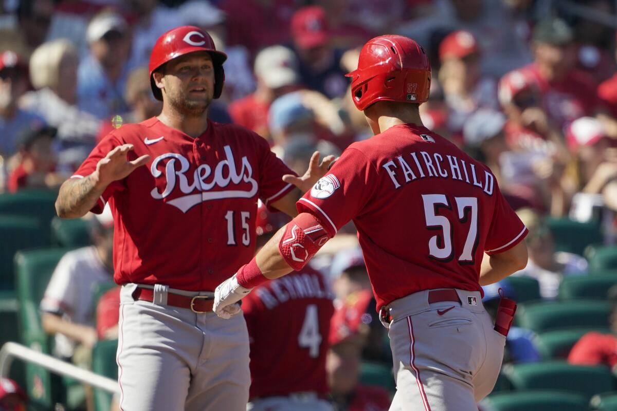 Nick Senzel records three hits for Reds