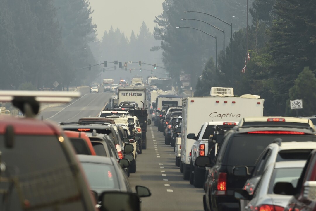 Photos: The Caldor fire, evacuations in South Lake Tahoe 3 Photos: The Caldor fire, evacuations in South Lake Tahoe