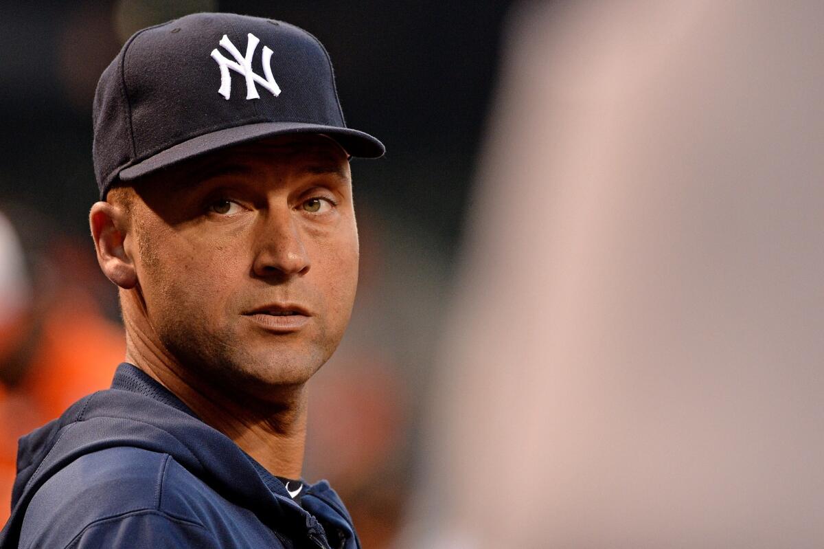 A lingering ankle injury limited New York Yankees shortstop Derek Jeter to 17 games in 2013.