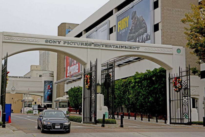 Sony Pictures Studios in Culver City is assisting the FBI in looking into the security breach.