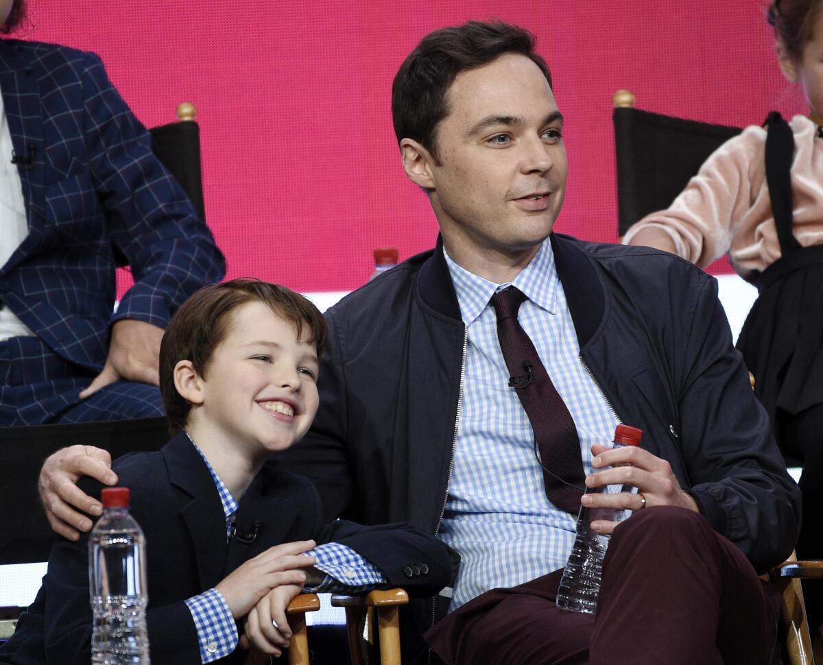 Two Sheldons: Iain Armitage and Jim Parsons
