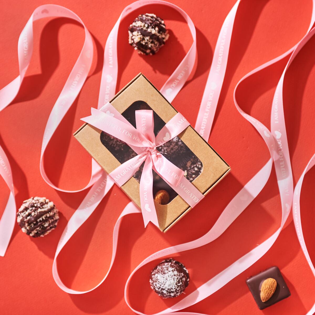 The Artisanal Valentine’s Day Chocolate Box from Café Gratitude.