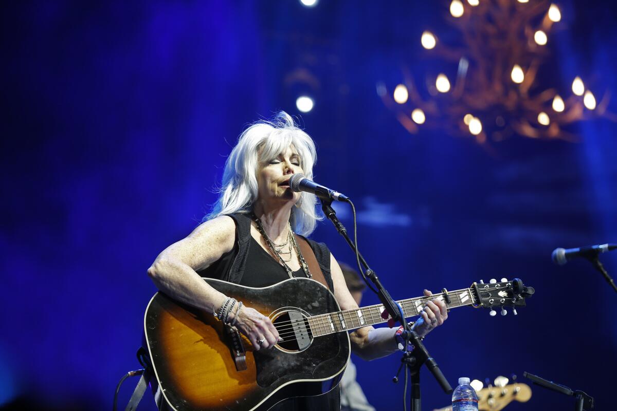Country music's Emmylou Harris and her Red Dirt Boys will perform at UCLA's Royce Hall on Thursday.