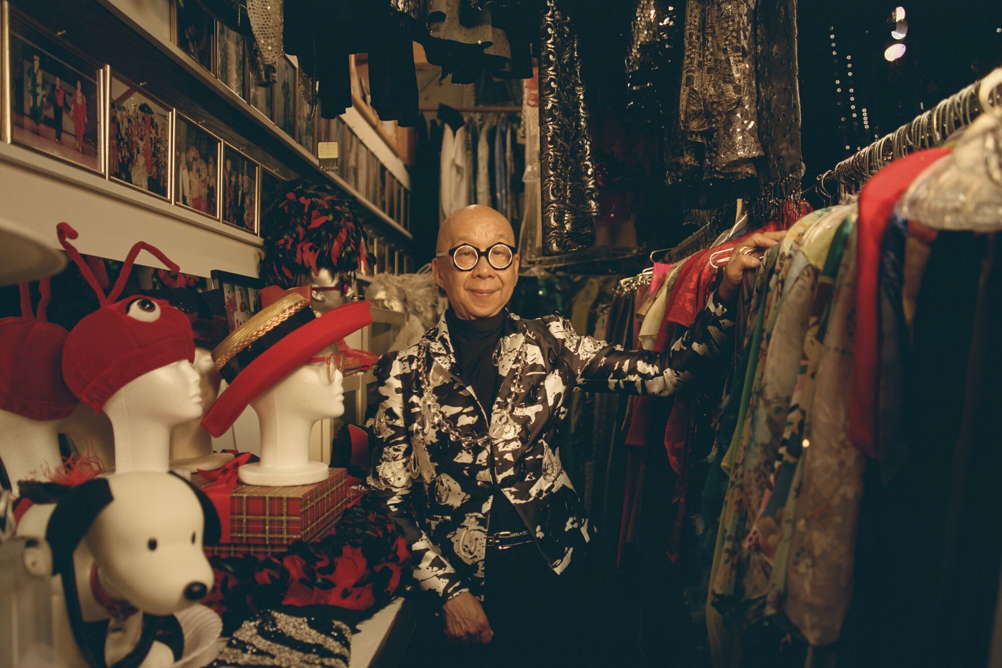 Peter Lai in his Asian Village — part studio, part archive, part museum, and also his home.