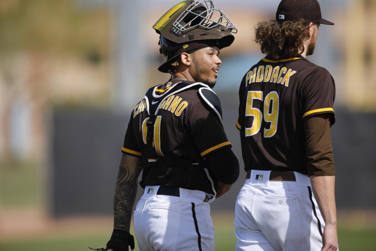 Padres spring training primer: Catchers - The San Diego Union-Tribune