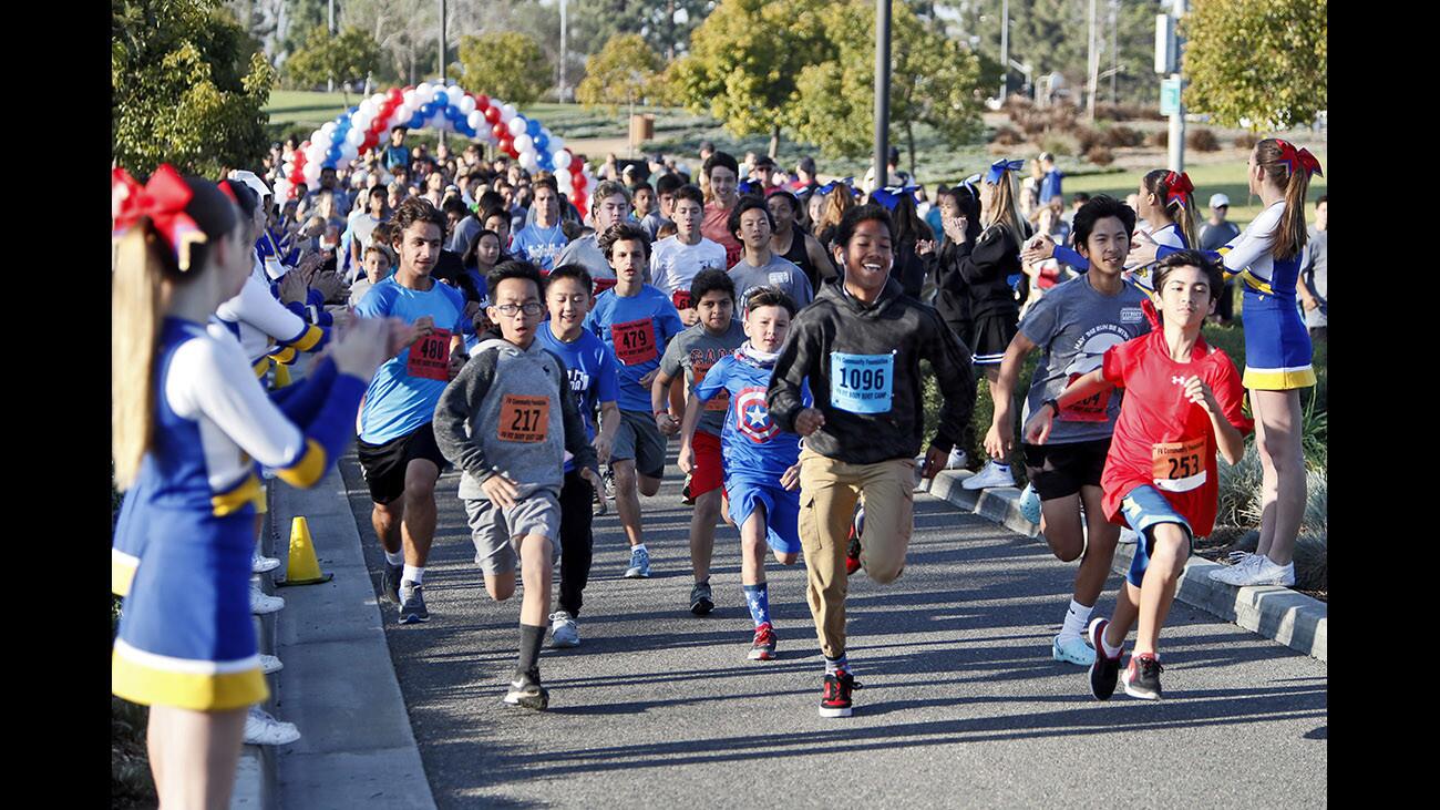 About 700 people of all ages participated in the FV Fit Body Boot Camp 5K race and 1-mile kids' run Saturday at the Fountain Valley Recreation Center & Sports Park.
