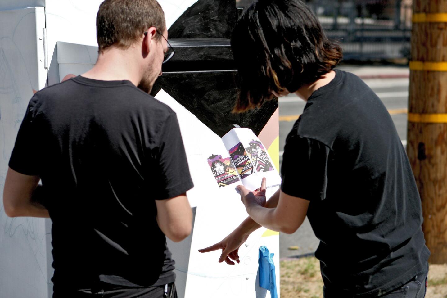 Photo Gallery: Additional area utility boxes decorated by local artists