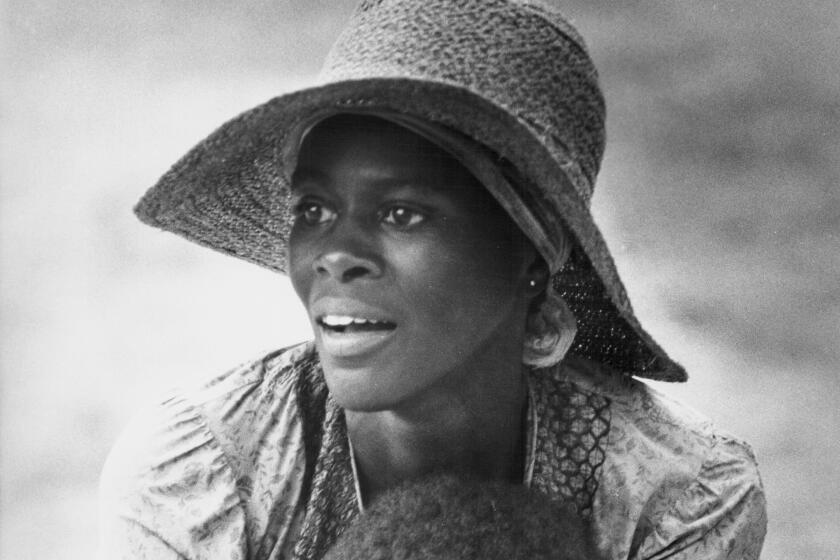 Actress Cicely Tyson in a scene from the movie "Sounder."