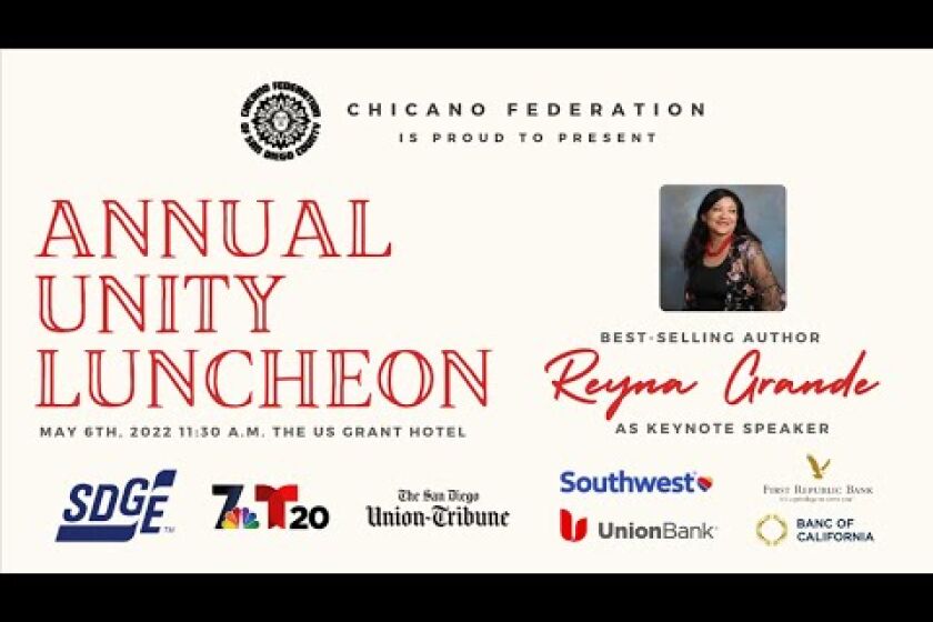 Best-selling author Reyna Grande to speak at Unity Luncheon