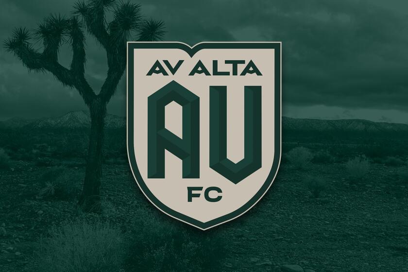 Logotipo e identidad del nuevo conjunto del Antelope Valley en la USL.