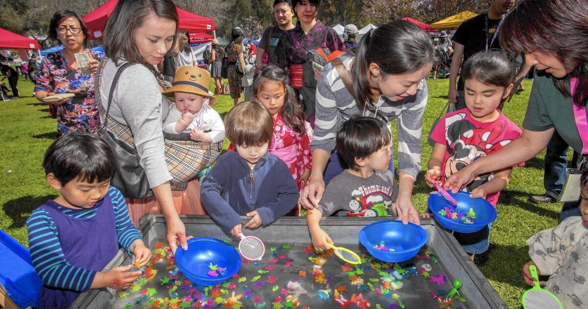 Cherry Blossom Festival in Huntington Beach Los Angeles Times