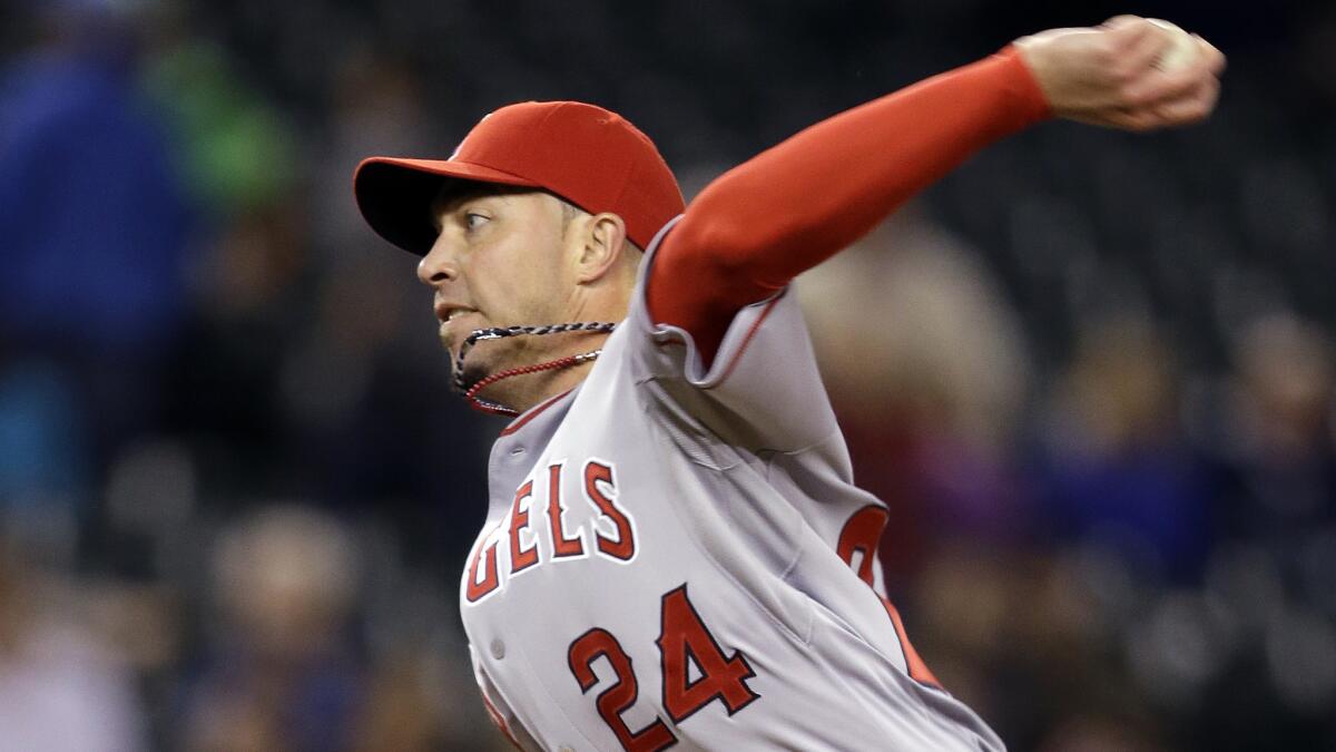 Angels reliever Sean Burnett only appeared in three games this year after beginning the season on the disable list, eventually tearing the ulnar collateral ligament in his left elbow on May 27 in Seattle.