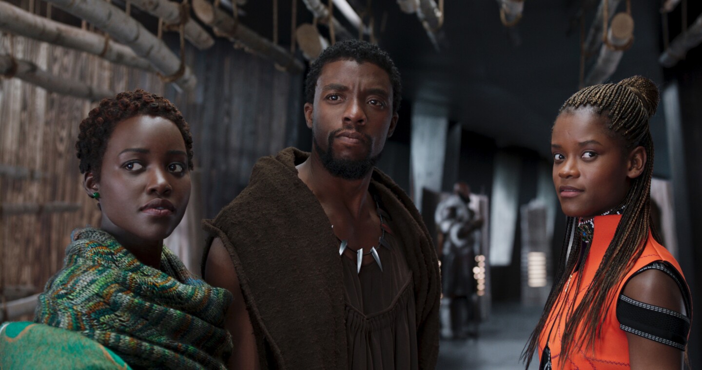 Scenes from 'Black Panther' - Los Angeles Times | Lupita Ngyong’o on How Black Panther 2 was Reshaped to Honor Chadwick Boseman