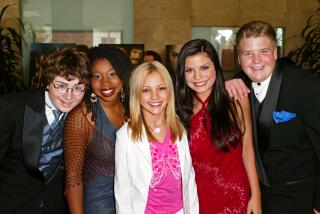 BEVERLY HILLS, CA - JUNE 28: (L to R) Nickelodeon's "All That" cast Kyle Sullivan, Giovonnie Samuels, Jamie Lynn Spears, Chelsea Brlemmet and Shane Lyons attend the 30th Annual Vision Awards To Fight Blindness Gala at the Beverly Hilton Hotel on June 28, 2003 in Beverly Hills, California. (Photo by Frazer Harrison/Getty Images)