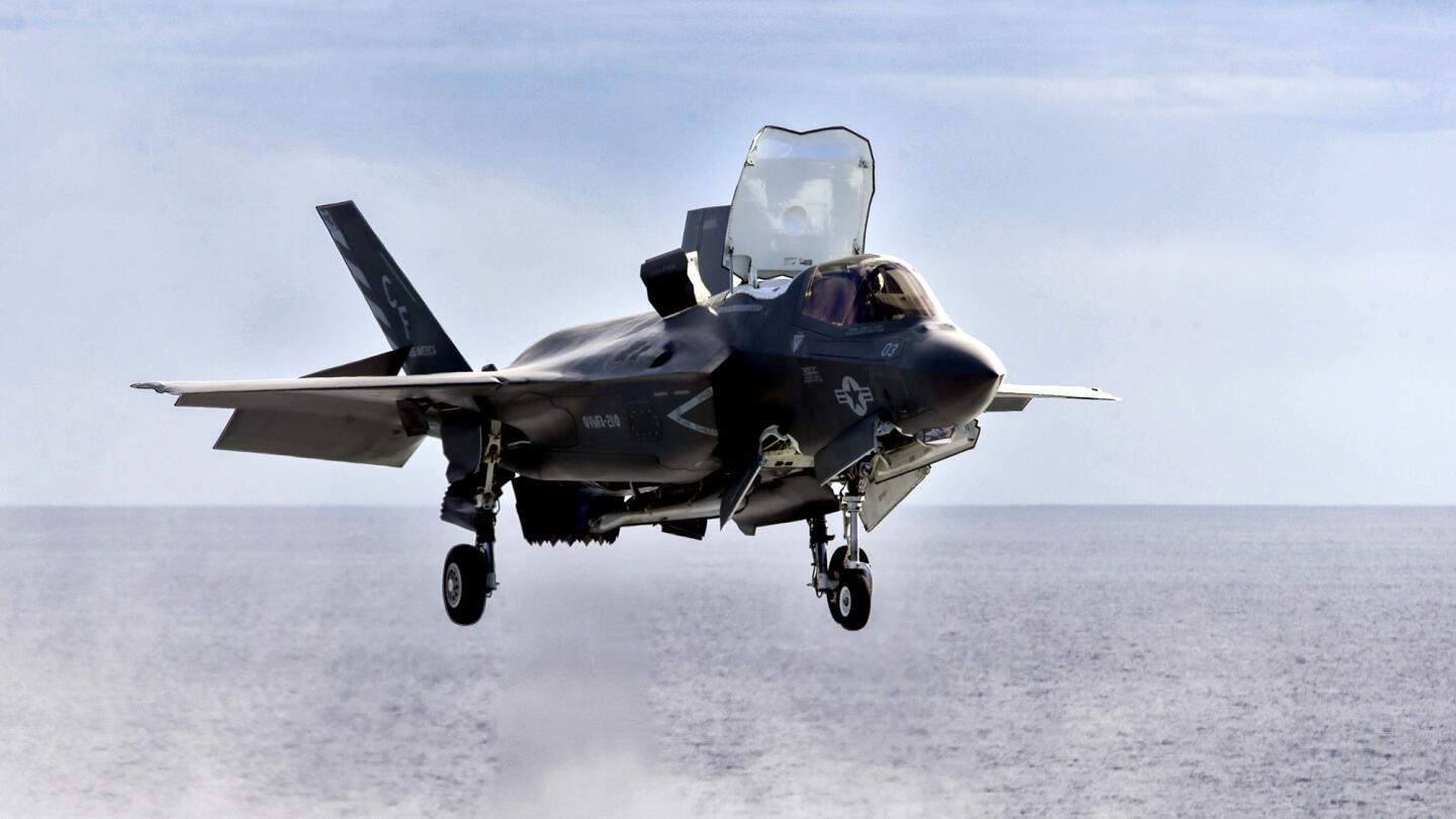 F-35B aircraft to deploy in Pacific in 2018