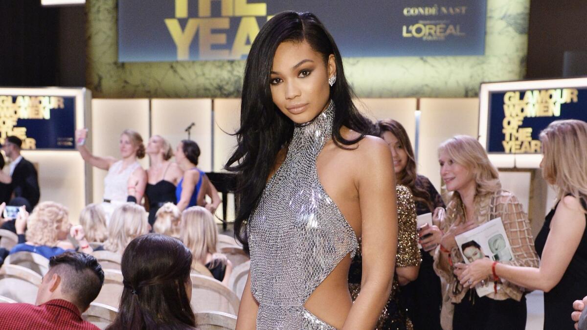 Model Chanel Iman attends Glamour Women of the Year 2016 at NeueHouse Hollywood.