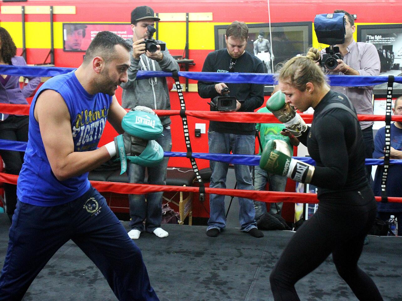 Photo Gallery: MMA Champion Rhonda Rousey open workout