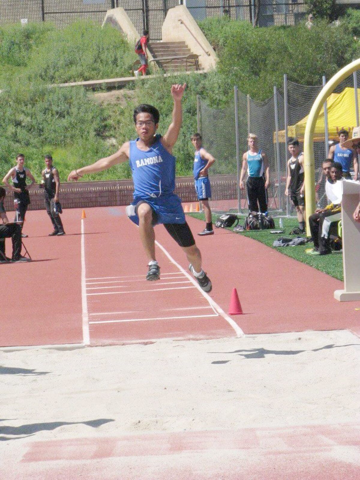 Prep Coed Track and Field Athletes set season bests at Falcon Relays