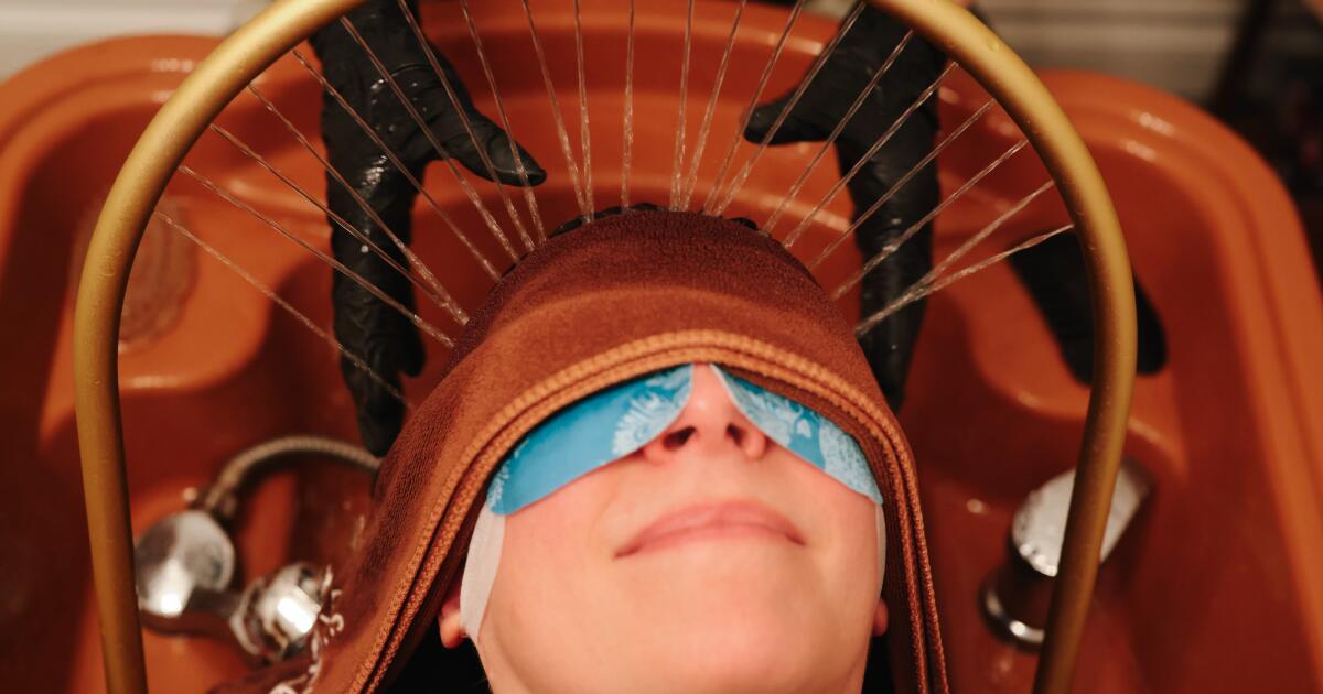 These viral L.A. 'head spas' will show you what's been hiding in your scalp (Ew!)