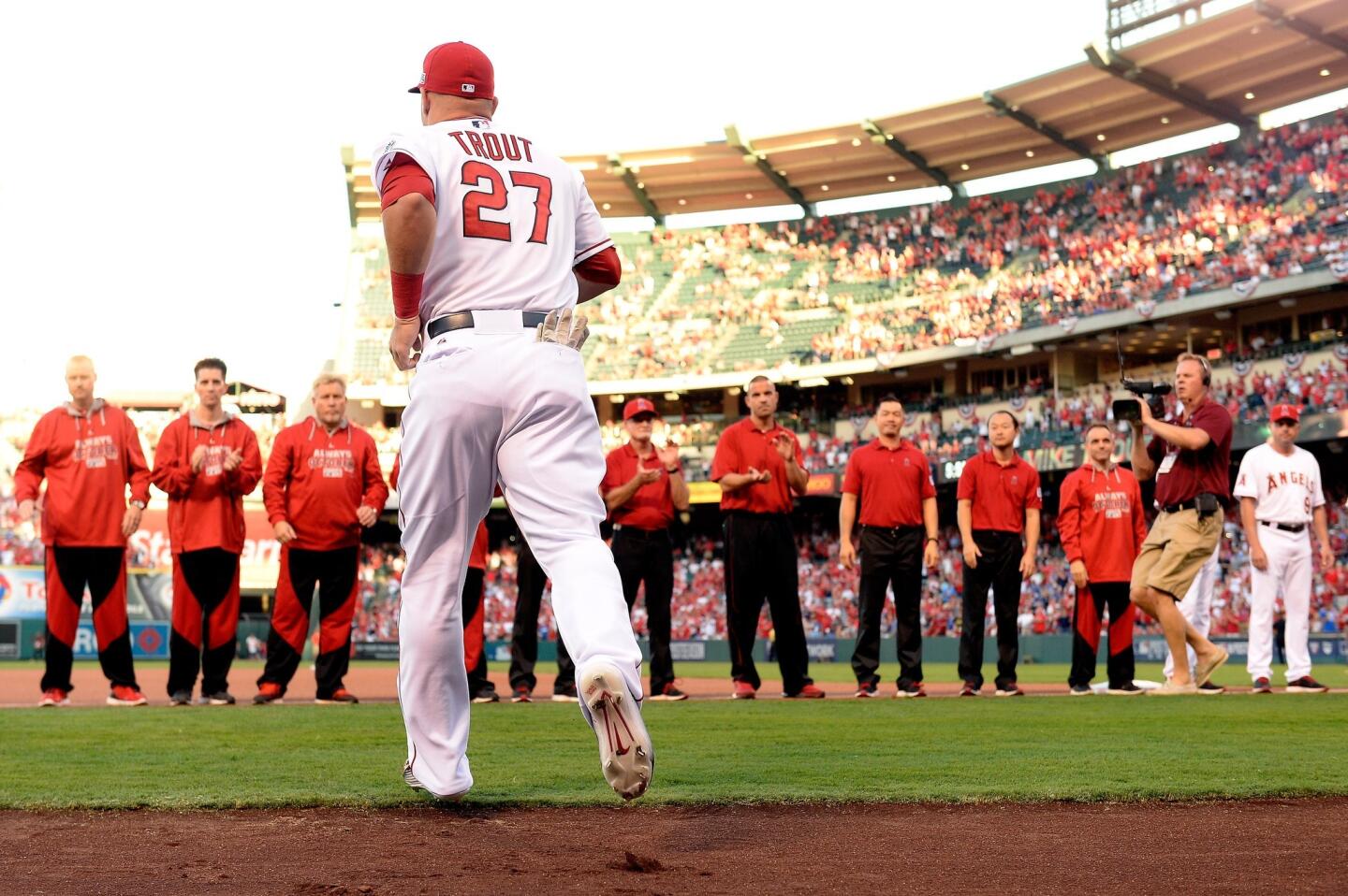 Angels star Mike Trout