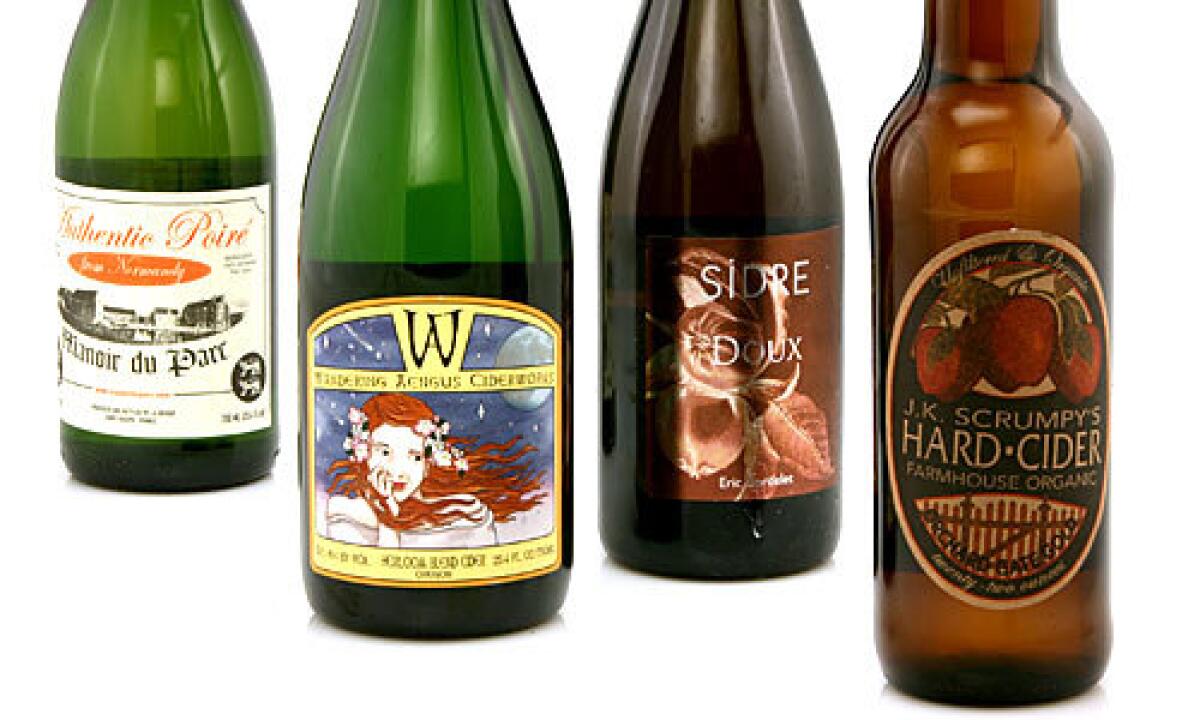 TRIP TO BOUNTIFUL: A selection of the artisanal ciders available at Southern California wine shops.
