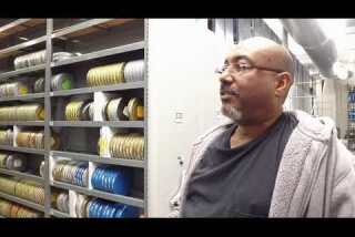 Inside the film vault on the Fox lot