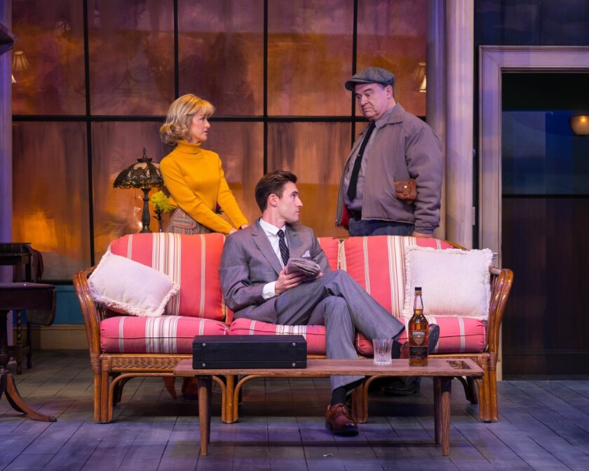 A recent production of Neil Simon’s "Barefoot in the Park" is pictured at the Laguna Playhouse. Though the theater is temporarily closed, it is offering free tickets to workers helping others get through the coronavirus crisis, including grocery, gas station, healthcare, law enforcement and fire personnel.