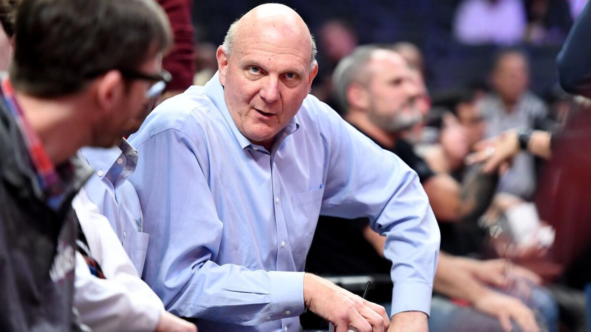 Steve Balmer purchased the Clippers for $2 billion in 2014.