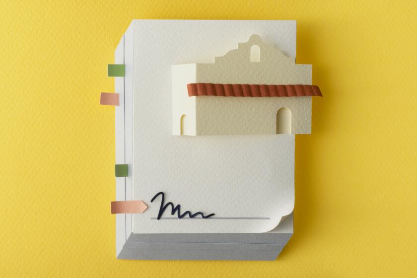 Illustration of a stack of mortgage papers with an inset depiction of a home above it.