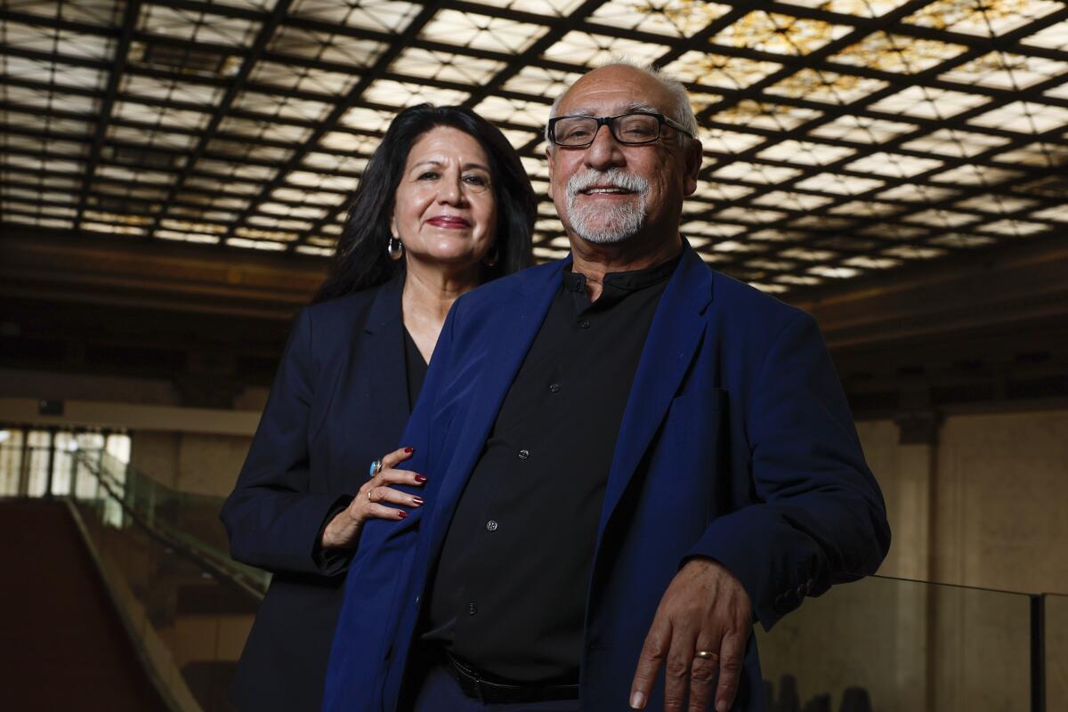 LA's Latino Theater Company founder-directors Evelina Fernandez and Jose Luis Valenzuela.