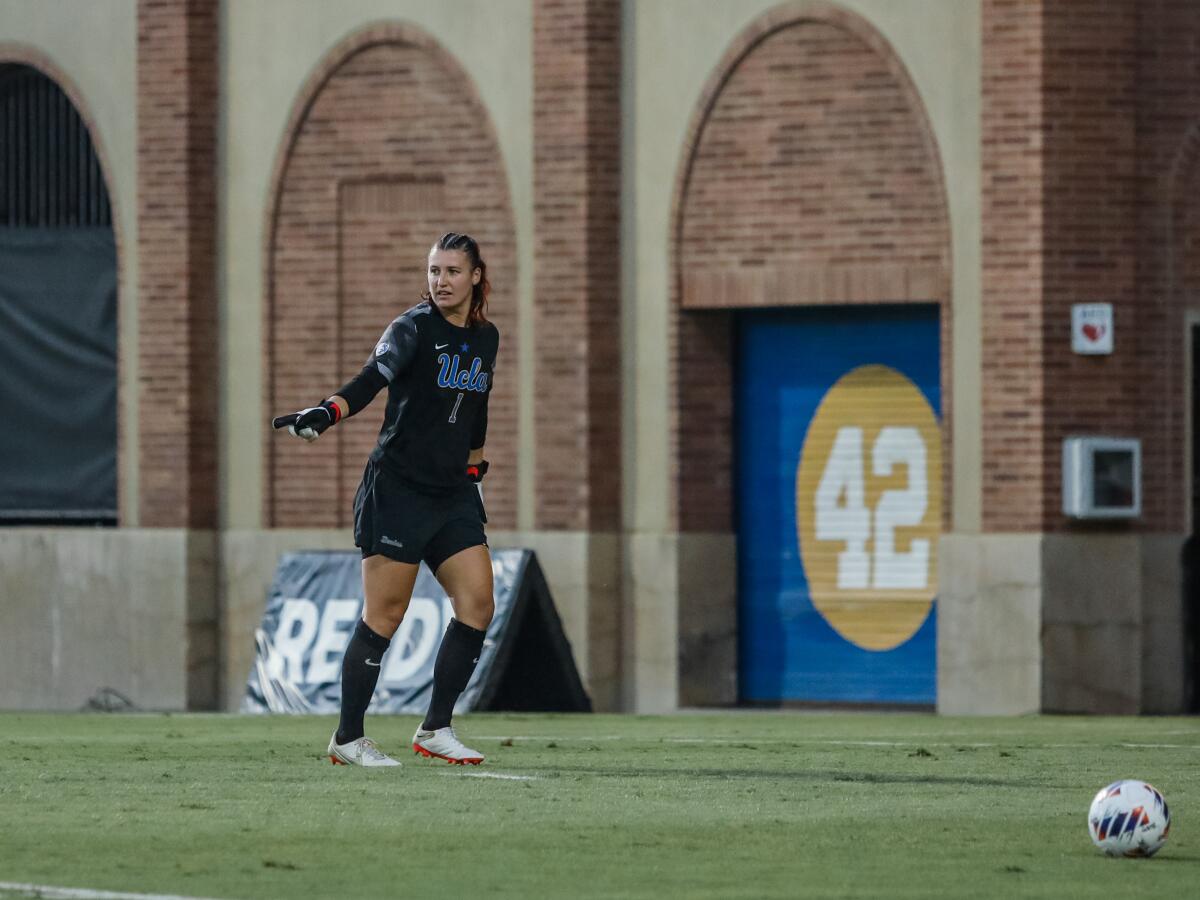 UCLA goalkeeper Lauren Brzykcy has played an important role in the Bruins' success during the 2022 season.