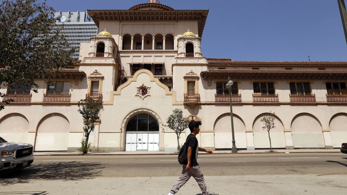 The Herald Examiner building on South Broadway was commissioned by William Randolph Hearst and opened in 1914. The building, shuttered for decades, will be home to a satellite campus of ASU's Walter Cronkite School of Journalism and Mass Communication and other programs.