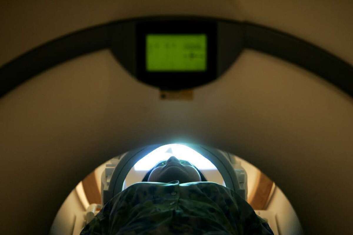 A test subject undergoes an MRI scan. The makers of machines like this want to stick you with their tax bill.