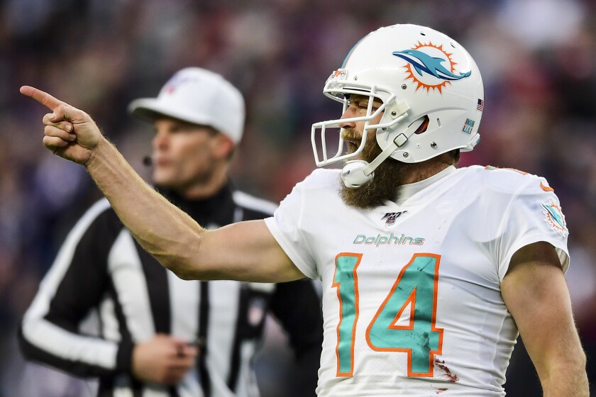 Miami Dolphins quarterback Ryan Fitzpatrick supported the agreement.