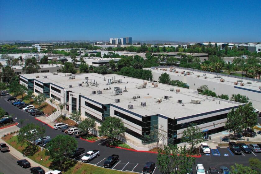 Cue Health operated eight San Diego County facilities including its site at 9877 Waples Street. The company occupied the entire 62,392 square foot building owned by Alexandria Real Estate Equities, according to CoStar.