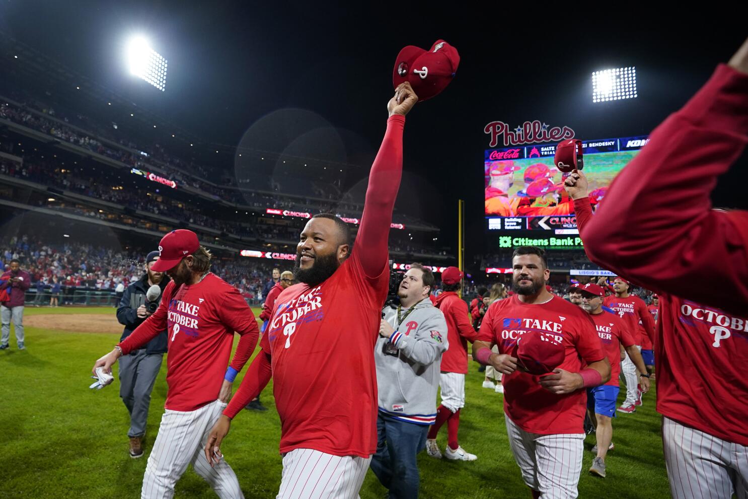 Philadelphia Phillies - Clinch Playoff Spot - Rob Thomson Locker Room  Speech - Red October Returns 