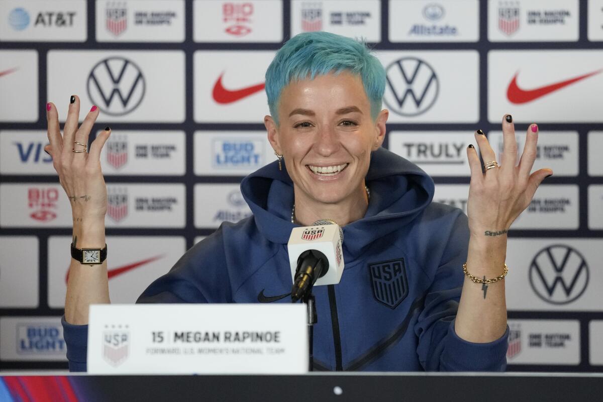 Megan Rapinoes Role Is Evolving As The Us Prepares For A Title Defense At The Womens World Cup 