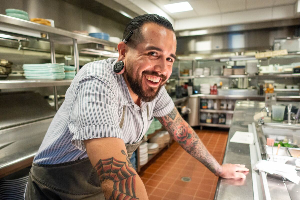 Executive chef JoJo Ruiz runs the kitchen at Serea, which opened July 1 at the Hotel del Coronado.
