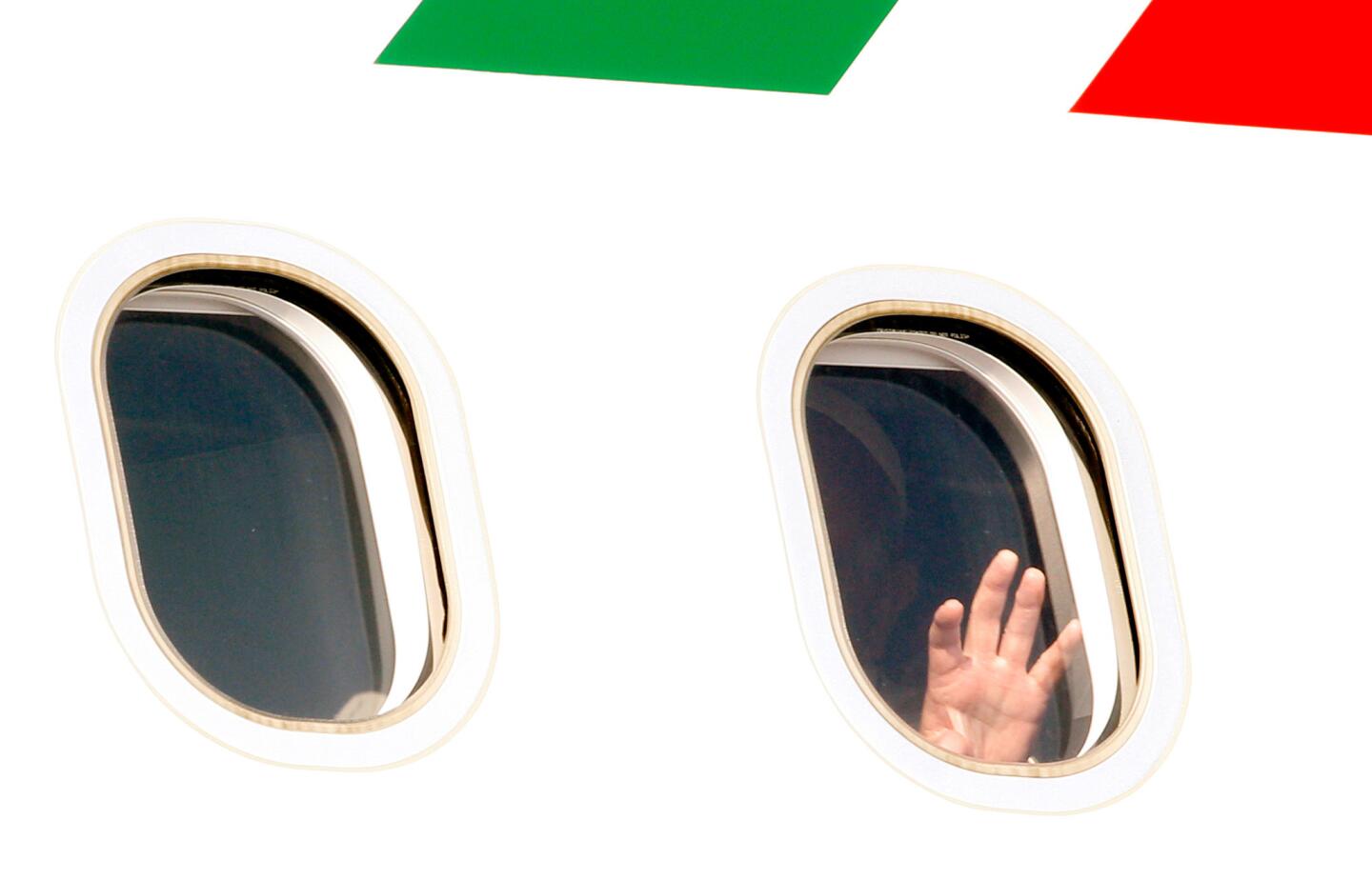 Pope Francis departs