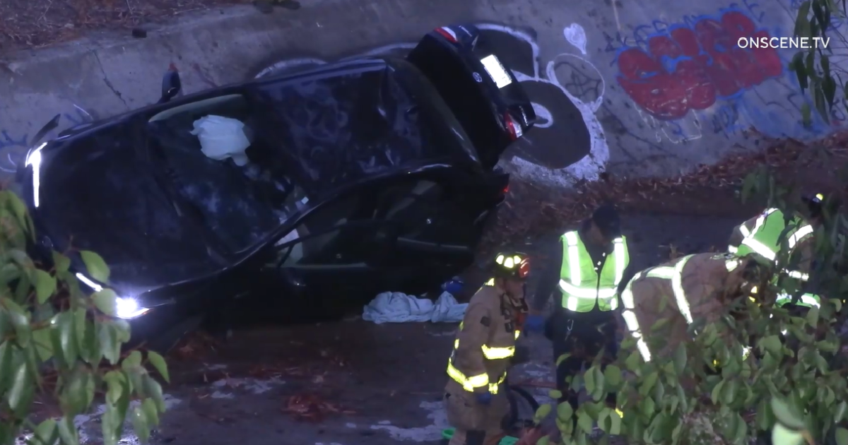 4 hospitalized after car goes off Interstate 15 into culvert - The San  Diego Union-Tribune
